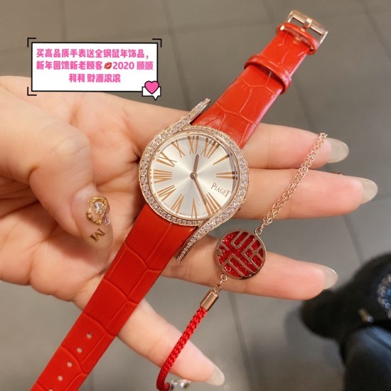 实拍伯爵LIMELIGHT系列G0A38160女士腕表、原装瑞士石英机芯、316L精钢表壳、蓝宝石玻璃镜面、柔软的进口牛皮表带底 新年送全钢鼠年.福.饰品 ,先到先得 送完截止 实拍伯爵LIMELIGHT系列G0A38160女士腕表、原装瑞士石英机芯、316L精钢表壳、蓝宝石玻璃镜面、柔软的进口牛皮表带底 新年送全钢鼠年.福.饰品 ,先到先得 送完截止