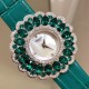 实拍 萧邦-Chopard❥ Precious Chopard系列❥瑞士石英机芯❥蓝宝石玻璃镜面❥表壳直径约36mm 厚度约8mm❥今年以“舞会”为主题,推出Precious Chopard系列高级珠宝与珠宝表新作。以钻石和多种彩色贵重宝石为Precious Chopard系列珠宝装饰出华丽的外衣,由最出色的珠宝师以卓绝工艺精心制作,散发出盛大晚会的恢宏气势。 实拍 萧邦-Chopard❥ Precious Chopard系列❥瑞士石英机芯❥蓝宝石玻璃镜面❥表壳直径约36mm 厚度约8mm❥今年以“舞会”为主题,推出Precious Chopard系列高级珠宝与珠宝表新作。以钻石和多种彩色贵重宝石为Precious Chopard系列珠宝装饰出华丽的外衣,由最出色的珠宝师以卓绝工艺精心制作,散发出盛大晚会的恢宏气势。