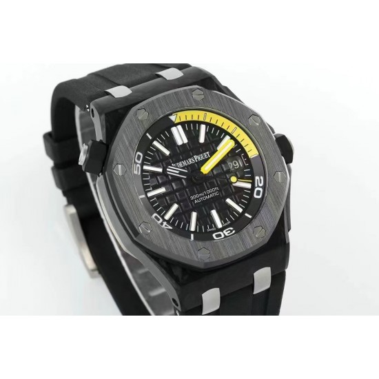 AP 爱彼 皇家橡树离岸型系列(AUDEMARS PIGUET ROYAL OAK OFFSHORE)15706AU.OO.A002CA.01腕表,搭载订制Cal.3120自动机械机芯 双面蓝宝石 碳纤维壳套 黑色陶瓷把头 42mm AP 爱彼 皇家橡树离岸型系列(AUDEMARS PIGUET ROYAL OAK OFFSHORE)15706AU.OO.A002CA.01腕表,搭载订制Cal.3120自动机械机芯 双面蓝宝石 碳纤维壳套 黑色陶瓷把头 42mm
