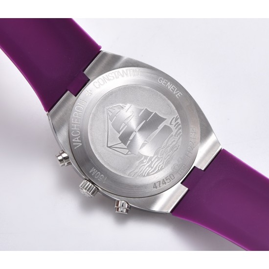 FK-VACHERON CONSTANTIN【江诗丹顿】纵横四海系列,六针多功能跑秒版火热上市,突破传统,时尚优雅的多彩表带,可满足佩戴者在不同场合的需求,多样化的色彩设计演绎大胆而时尚的风格,江诗丹顿在装置时始终将舒适性放在首位,确保腕表完美贴合手腕,纯钢表壳,进口石英机芯,蓝宝石水晶玻璃,舒适胶质表带,采用原装针式表扣佩戴方便!尺寸:36.5mm FK-VACHERON CONSTANTIN【江诗丹顿】纵横四海系列,六针多功能跑秒版火热上市,突破传统,时尚优雅的多彩表带,可满足佩戴者在不同场合的需求,多样化的色彩设计演绎大胆而时尚的风格,江诗丹顿在装置时始终将舒适性放在首位,确保腕表完美贴合手腕,纯钢表壳,进口石英机芯,蓝宝石水晶玻璃,舒适胶质表带,采用原装针式表扣佩戴方便!尺寸:36.5mm