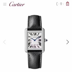 Cartier 卡地亚 坦克系列方型石英女表手表，F-16 18年最新力作！小方卡表壳采用上下横度手工打磨，左右立体感似平似圆。均予2017年新版卡地亚坦克系列保持一致。包括水波纹皮带纹路与弧度设计体现超强做工，底皮真正意大利牛皮颜色对版 ，底盖均衡密度拉丝 。1字弧度高吻合螺丝完美结合。表扣采用拉砂刻体，小号尺寸：31mmx 24.5mm，厚6mm