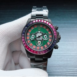 N厂做工 劳力士 ROLEX X43 迪通拿系列男士多功能机械腕表 尺寸：42mm12mm机芯：全自动机械机芯 镜面：蓝宝石玻璃镜面 材料：316精钢鑫表壳 表扣：原装折叠扣 三杰精致推荐男士机械休闲商务腕表 SJ为你精心打造超真实实物图拍摄 让你超真实实物图体验