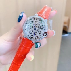 爆款到货卡地亚蓝气球满钻系列双排四角排✨超美人工镶嵌施华洛世奇水晶钻 字面全钻尽显高端品质 鳄鱼纹小牛皮搭配原装折叠扣 方便携带 百搭尺寸36mm(白玫金壳三色可选)适合各种高大上场合[机智]