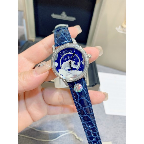 独家实拍,认准品质与细节女人的三大梦想之一,积家约会系列流星腕表 以珍稀工艺呈现变幻莫测的绚烂流星,蓝宝石玻璃,原装折叠扣!尺寸:33mm,厚10mm! 独家实拍,认准品质与细节女人的三大梦想之一,积家约会系列流星腕表 以珍稀工艺呈现变幻莫测的绚烂流星,蓝宝石玻璃,原装折叠扣!尺寸:33mm,厚10mm!