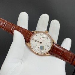 今日推荐万国葡七 玫瑰金白壳42mm 自动上链机械机芯 顶级品质 出货实拍✈️