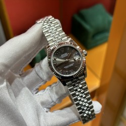 劳力士水泥灰日志31mm316L精钢材质2236全自动机械机芯