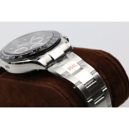 GM超神之作 ROLEX DAYTONA劳力士迪通拿904L全新最强版本 1:完美修改了避针高底位置与正品一致2:904L表扣更细腻更完美3:市面上唯一做出了与正品质感一致的包超薄金属钢片的oysterflex胶带【能与正品互换通用 质感相符】[拳头][拳头][拳头]完美修正十年间所有副本的不足和缺陷，陶瓷圈口！4130机芯，攻克机芯厚度，使壳身厚度达到与正品一致，壳身和字面颜色更细腻做出了与正品一致的视觉效果，并搭配劳力士专用盒子。【GM出品】