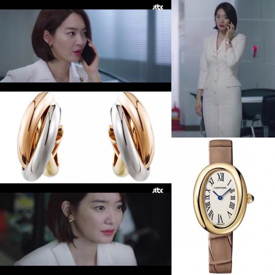 Baignoire浴缸系列腕表，典雅欧风浴缸形状，完美演绎卡地亚的经典美学，涌现腕表设计的焕新力量