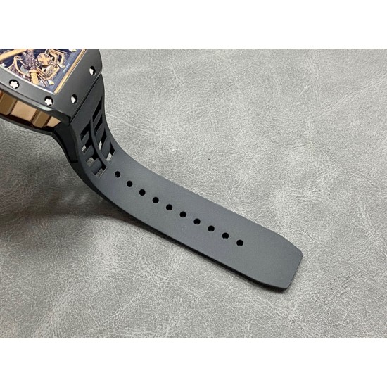 RXW新品一体机摆轮理查德米勒 RM 47 一体机飞轮黑武士腕表惊艳问世，结合卓越的制表工艺 陶瓷腕表