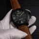 沛纳海精品男士机械表，热卖款PAM00386，直径44mm,厚度15mm,316L精钢黑壳，高硬度矿物质玻璃，复古磨砂疯马皮，装配海鸥全自动机芯。尊贵典范，时尚追求！欢迎转载！[害羞][害羞]