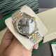 劳力士日志31mm“金灰”色！最靓的颜色搭配！上手效果！