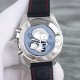 欧米茄 OMEGA 超霸系列310.32.42.50.02.001腕表(史努比奖”50周年纪念腕表），OB2 精钢表壳，蓝色氧化锆[ZrO2]陶瓷表圈，并饰以白色珐琅测速刻度，银白色表盘饰有经蓝色PVD处理的尖角形时标和指针， 密底，饰有致敬“阿波罗”13号任务及欧米茄“史努比奖”等黑色镌刻元素，定制3861型手动机械计时，42毫米。