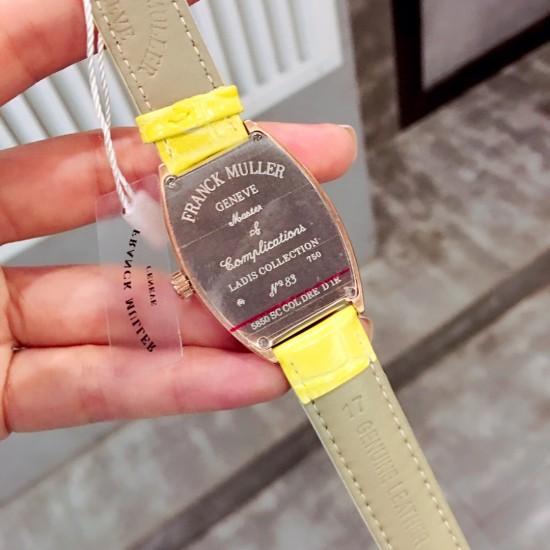 星辰 法兰克穆勒-Franck Muller(FM)❥酒桶形系列❥瑞士石英机芯❥镀膜玻璃镜面❥表壳尺寸32x43mm 厚度约9mm 星辰 法兰克穆勒-Franck Muller(FM)❥酒桶形系列❥瑞士石英机芯❥镀膜玻璃镜面❥表壳尺寸32x43mm 厚度约9mm