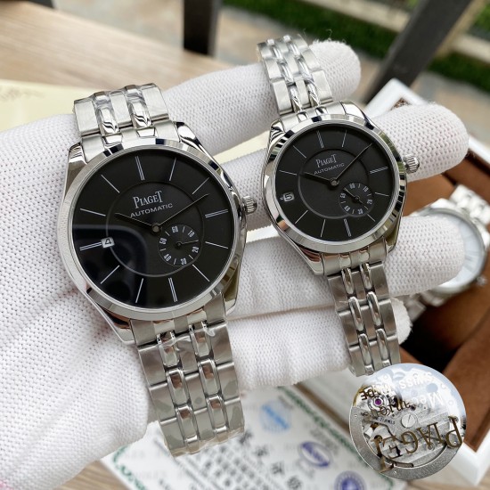 伯爵 Piaget 精品情侣对表,独立五字位小秒设计,技艺精湛,独具匠心,尊贵大气,绅士风范。采用进口西铁城机械机芯(零返修),顶级316精钢表壳表带,矿物质超强镜面,男款尺寸40*12,女款尺寸30-12 伯爵 Piaget 精品情侣对表,独立五字位小秒设计,技艺精湛,独具匠心,尊贵大气,绅士风范。采用进口西铁城机械机芯(零返修),顶级316精钢表壳表带,矿物质超强镜面,男款尺寸40*12,女款尺寸30-12