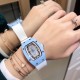 实拍 Richard Mille RM007 蓝陶瓷 蓝唇！经典系列女士壕气腕表！明星畅销款，人气指数最高的名品！