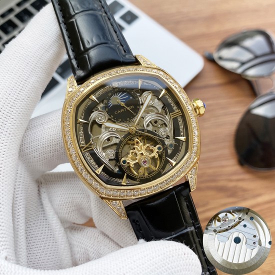 实物拍摄品牌:卡地亚-CARTIER 类型:男士腕表表壳:316精钢(做工上乘)表带:进口小牛皮/316精钢(两种可选)机芯:高级定制全自动机械机芯(走时稳定)材料:高级强化镀膜镜面尺寸:直径43mm,厚度13mm 实物拍摄品牌:卡地亚-CARTIER 类型:男士腕表表壳:316精钢(做工上乘)表带:进口小牛皮/316精钢(两种可选)机芯:高级定制全自动机械机芯(走时稳定)材料:高级强化镀膜镜面尺寸:直径43mm,厚度13mm