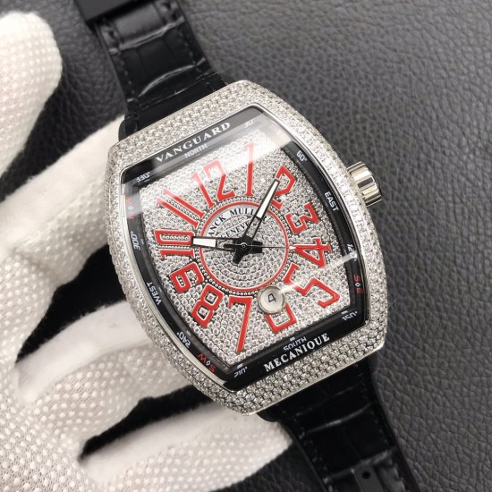 法兰克 穆勒 ❤️Franck Muller V45 SC DT系列⌚️54*42*15mm 瑞士2824全自动机械机芯 蓝光镀膜玻璃 316精钢鑫表壳 3D立体字面 牛皮表带底部橡胶 针扣 糅合运动设计风格 中间完美弧线夹层设计 尽显绅士品味 一如既往的酷 法兰克 穆勒 ❤️Franck Muller V45 SC DT系列⌚️54*42*15mm 瑞士2824全自动机械机芯 蓝光镀膜玻璃 316精钢鑫表壳 3D立体字面 牛皮表带底部橡胶 针扣 糅合运动设计风格 中间完美弧线夹层设计 尽显绅士品味 一如既往的酷