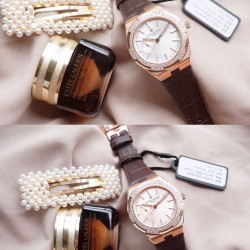 ★实拍 女神推荐款【Vacheron Constantin江诗丹顿】纵横四海系列OVERSEAS女款小号型【表壳】表径3610.8mm   质感细腻大方 84颗圆形切割施华洛水钻璀璨夺目  蓝宝石镜面永不刮花【表盘】大三针的设计 简约大方 旭日纹缎面拉丝的工艺处理 深邃优雅 18k金时标均带白色夜光涂层【机芯】CITIZEN8系列改Cal.5300机芯（机芯稳定零返修 ）后原装18k纳米镀金质摆陀【表带扣】半马其他十字三片折叠式表扣 进口牛皮表带越欣赏 越懂欣赏
