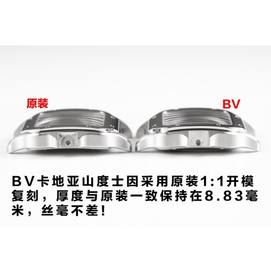 【BV出品】卡地亚山度士（真品PK复刻）不怕货比货，就怕不识货。细节图说话