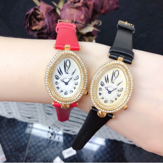 2019新款Breguet-宝玑那不勒斯皇后系列! 史上最强最美 绝对值得拥有的一款 拱桥弧形、表盘用天然白色珍珠母贝 阿拉伯数字时符 经典的蓝钢宝玑指针,完美复刻 那不勒斯皇后款 绝对的女神气质名媛款 最重要的是百搭得来不失少女心 必入款❗带上一秒变女神,各种派对,晚会,聚会,约会,发布会,让你BlingBling 2019新款Breguet-宝玑那不勒斯皇后系列! 史上最强最美 绝对值得拥有的一款 拱桥弧形、表盘用天然白色珍珠母贝 阿拉伯数字时符 经典的蓝钢宝玑指针,完美复刻 那不勒斯皇后款 绝对的女神气质名媛款 最重要的是百搭得来不失少女心 必入款❗带上一秒变女神,各种派对,晚会,聚会,约会,发布会,让你BlingBling