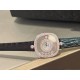 品牌：Chopard-萧邦最新款方形Happy Diamonds❤️瑞士原厂石英机芯 五颗快乐钻石在表盘自由流动  电镀18k金好货不等人哦～[机智]