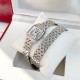 Panthre de Cartier / double chain Width 22mm.Length 30mm. Chain length 44cm卡地亚猎豹系列腕表/双圈表链宽度22mm 长度30mm 链条长度44cm瑞士进口石英机芯,316L精钢表壳表链。蓝晶石表冠,蓝宝石镜面,淬火钢蓝指针,双圈环绕链条,便捷珠宝扣。 Panthre de Cartier / double chain Width 22mm.Length 30mm. Chain length 44cm卡地亚猎豹系列腕表/双圈表链宽度22mm 长度30mm 链条长度44cm瑞士进口石英机芯,316L精钢表壳表链。蓝晶石表冠,蓝宝石镜面,淬火钢蓝指针,双圈环绕链条,便捷珠宝扣。