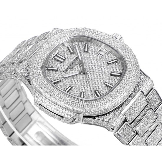 MS Factory强势来袭!百达翡丽PATEK PHILIPPENautilus 5719/10G-010白金腕表,品牌举世闻名超凡珠宝满天星完美结合,这款豪华百达翡丽腕表独特及富有魅力设计,是展现完美工艺的升华之作,是成功人士身份的象征。 进口原装Cal.324 S C自动机械机芯,直径40毫米,至尊奢华腕表,18K白金施洛华钻。蓝宝石双面水晶镜面,日历显示,50米深度防水,瑞士超强夜光!!! MS Factory强势来袭!百达翡丽PATEK PHILIPPENautilus 5719/10G-010白金腕表,品牌举世闻名超凡珠宝满天星完美结合,这款豪华百达翡丽腕表独特及富有魅力设计,是展现完美工艺的升华之作,是成功人士身份的象征。 进口原装Cal.324 S C自动机械机芯,直径40毫米,至尊奢华腕表,18K白金施洛华钻。蓝宝石双面水晶镜面,日历显示,50米深度防水,瑞士超强夜光!!!