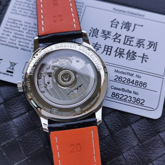 台湾厂【匠心臻品】随着努力不懈地寻求技术上的突破以及不断的创新令LONGINES表在设计方面稳坐领导地位。浪琴 名匠六字位日历系列 原版开模 所有配件与正品100%可互换通用 316精钢表壳、前、后双卜蓝宝石玻璃、淬火烧钢蓝指针、机芯采用最新的2892改L619/888全自动超薄机芯 搭配最新款镂空自动陀 直径38.5mm厚度9.0mm 一表一号,一卡一号、绝不重复。整表完美无暇市场最高版本! 台湾厂【匠心臻品】随着努力不懈地寻求技术上的突破以及不断的创新令LONGINES表在设计方面稳坐领导地位。浪琴 名匠六字位日历系列 原版开模 所有配件与正品100%可互换通用 316精钢表壳、前、后双卜蓝宝石玻璃、淬火烧钢蓝指针、机芯采用最新的2892改L619/888全自动超薄机芯 搭配最新款镂空自动陀 直径38.5mm厚度9.0mm 一表一号,一卡一号、绝不重复。整表完美无暇市场最高版本!