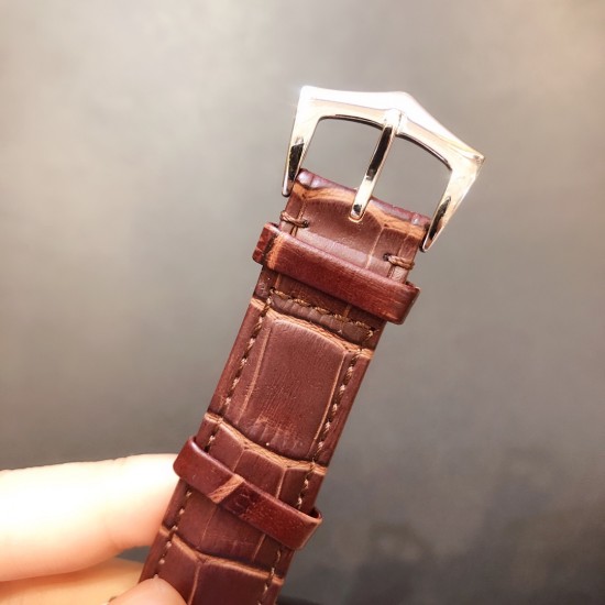 百达翡丽-PATEK PHILPPE 明珠天津雕花机(机械) 蓝宝石玻璃镜面 进口意大利牛皮 尺寸:直径:38mm 高度:约11mm 百达翡丽-PATEK PHILPPE 明珠天津雕花机(机械) 蓝宝石玻璃镜面 进口意大利牛皮 尺寸:直径:38mm 高度:约11mm