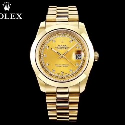 ️️️️ROLEX新款劳力士最新日志款，顶级完美复刻正品1：1一如既往的奢华与荣耀！！！钻石刻度表盘，表径41，该系列一直是显赫人士拥戴之选，也一直作为劳力士高端系列的尊贵典范，手表搭载全自动进口机芯，返修率为零，超强防水30米！欢迎转发钻50
