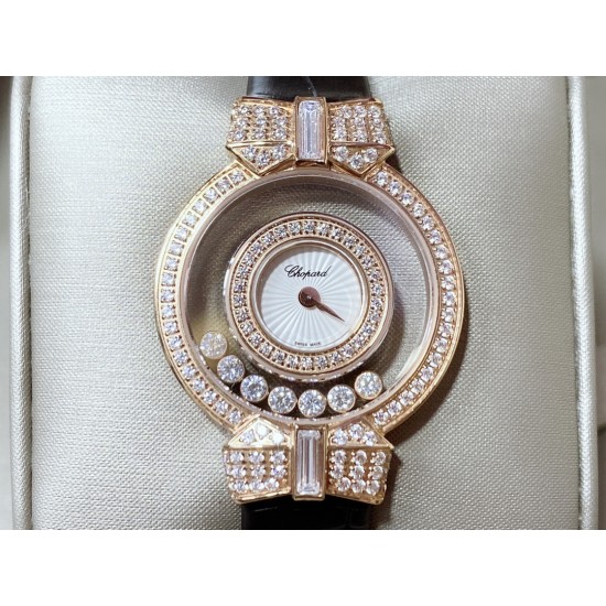 实拍 (蝴蝶结)chopard-happy Sport 萧邦HAPPY DIAMONDS系列快乐钻 腕表蓝宝石玻璃镜面 原厂瑞士石英机芯 镜面内自由滑动快乐钻 钻石围绕表盘回旋起舞 制作精巧双层透明跳跃时尚的设计风格,完美女性的前卫、大方、秀气的特质,内、外蓝宝石玻璃 ,微型按调EAT瑞士石英机,表壳直径约28mm 实拍 (蝴蝶结)chopard-happy Sport 萧邦HAPPY DIAMONDS系列快乐钻 腕表蓝宝石玻璃镜面 原厂瑞士石英机芯 镜面内自由滑动快乐钻 钻石围绕表盘回旋起舞 制作精巧双层透明跳跃时尚的设计风格,完美女性的前卫、大方、秀气的特质,内、外蓝宝石玻璃 ,微型按调EAT瑞士石英机,表壳直径约28mm