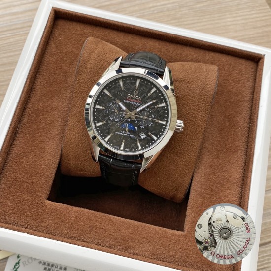 欧米茄 Omega 精品男士腕表,多功能设计,技艺精湛,独具匠心,尊贵大气,绅士风范。采用全自动机械机芯,顶级316精钢表壳,进口小牛皮表带,矿物质超强镜面,尺寸43-13 欧米茄 Omega 精品男士腕表,多功能设计,技艺精湛,独具匠心,尊贵大气,绅士风范。采用全自动机械机芯,顶级316精钢表壳,进口小牛皮表带,矿物质超强镜面,尺寸43-13