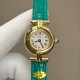 .鳄鱼皮版本卡地亚小旋风must de小金表vintage中古断货王，性价比高闭眼入。神仙颜值美绝trinity，小孩子才做选择，成年人都是all in![色]表径24mm，超薄厚度6.3mm，搭载瑞士石英机芯，罗马刻度奶油盘，简洁大两针，后镶天然美钻搭配鳄鱼皮表带更奢华超级闪。可仙可盐可甜，精致优雅上手绝美。时尚是一个经典的轮回～说不定今年的复古风，你就是走得最驾轻就熟的一个。推荐指数：⭐⭐⭐⭐⭐