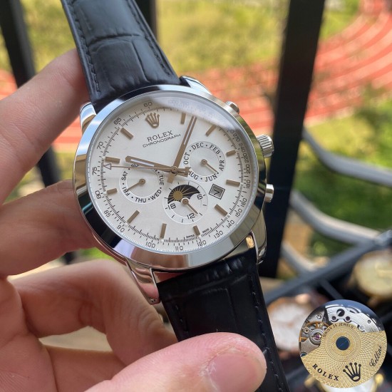 【最新】：ROLEX 劳力士 【机芯】：全自动机械机芯【镜面】：矿物质强化玻璃尺寸：直径41mm厚12mm！