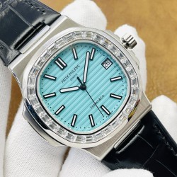 【PFF Factory2023墙裂推荐 市场最高版本】百达.翡丽PATEK PHILIPPE腕表AQUANAUT5167，5168手雷款腕表！百达.翡丽“手雷”全网最佳解毒方案，全新版本。1⃣️搭配定制版9015机改Cal.324自动上链机芯，机芯摆轮与原装相同位置！2⃣️直径40MM！3⃣️316L皮带款！3⃣️蓝宝石水晶玻璃镜面！PFF Factory2023匠心力作 全网体验最佳的百达.翡丽，PFF精致之作，尽享奢华，您值得拥有！