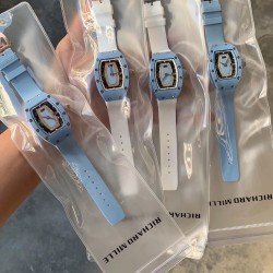 Richard Mille RM037 蓝陶瓷 蓝唇！ |哈利奎恩|小丑女同款系列女士壕气腕表！全系列