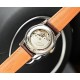 品牌： 浪琴-LONGINES  100米防水 类型：[酷]男士腕表表壳：316精钢（做工优质)表带：进口小牛皮/316精钢(两种可选)机芯：日本进口8215全自动机械机芯（走时稳定）玻璃：高级双卜蓝宝石镜面(防划花)尺寸：直径40mm，厚度12mm