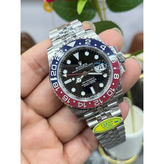 “可乐圈” ROLEX 劳力士 GMT格林尼治型 尺寸40mm!精钢表壳表链,蓝宝石镜面,超级夜光,双向陶瓷旋转表圈,原装折叠扣! “可乐圈” ROLEX 劳力士 GMT格林尼治型 尺寸40mm!精钢表壳表链,蓝宝石镜面,超级夜光,双向陶瓷旋转表圈,原装折叠扣!