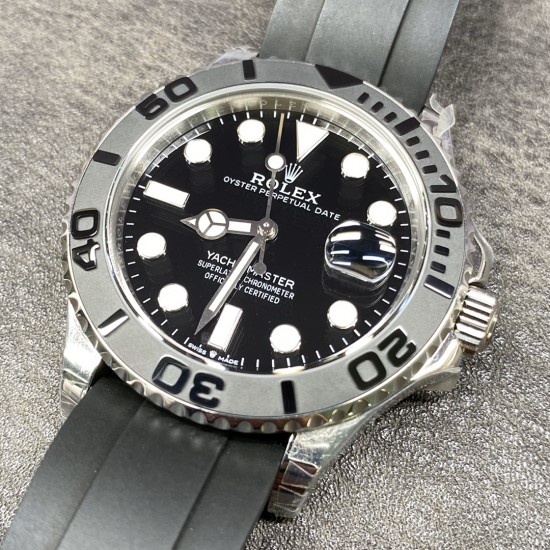 劳力士ROLEX游艇名仕型 42mm直径!装载海鸥2836机芯,双向旋转60分钟刻度外圈配哑黑色Cerachrom陶质圈口,凸显抛光立体数字!黑色漆面表盘,Chromalight夜光材质确保读时清晰。搭配一条Oysterflex表带,轻便灵活。另再附送一副同等级同质量的橡胶带。完美复刻 D1出品!出货实拍 劳力士ROLEX游艇名仕型 42mm直径!装载海鸥2836机芯,双向旋转60分钟刻度外圈配哑黑色Cerachrom陶质圈口,凸显抛光立体数字!黑色漆面表盘,Chromalight夜光材质确保读时清晰。搭配一条Oysterflex表带,轻便灵活。另再附送一副同等级同质量的橡胶带。完美复刻 D1出品!出货实拍