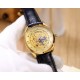 欧米茄-OMEGA2018独家订制新品 全新名典系列镂空男士腕表 GD原版 专注西铁城新机 最大限还原正品 搭载全新两针半镂空西铁城82S5金机 316L精钢表壳 修正优美壳身 压弧表盘 深度防水 可放心游泳 拱形高清通透玻璃（可选蓝宝石玻璃） 精钢表链或意大利小牛皮表带可选[玫瑰][玫瑰][玫瑰]尺寸：39.5/12mm