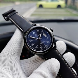 SJ出品 万国 IWC R18 超强夜光、搭载日本原装机芯 （零返修）意大利进口小牛皮表带/316精钢表带，蓝宝石玻璃 表盘直径41MM 厚度11MM 三杰精致推荐男士机械腕表 SJ为你精心挑选超真实实物图拍照