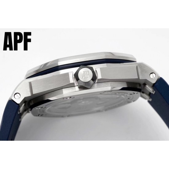 新配色到货 APF厂新款亮相专注 AP 爱彼 潜水表15720腕表 【购入原装拆机复刻】所有细节都同步原装 秒杀市面上同系列 1.搭载4308机芯同步原装7点位置摆轮,2.原装陶瓷旋入式表冠,10点位置表冠内部齿轮同步原装齿轮数量121个,完成原装调节手感一致效果。3.表带原装氟橡胶可替换式橡胶。4.表扣可替换原装可开口快拆。5.日历颜色同步原装配对字面颜色。6.全表字面内圈夜光采用瑞士C3夜光粉,在紫光灯下可以匹对原装发光效果达到乱真工艺。7.表盘工艺原装一样双层夹层日历窗口搭配蓝宝石微型放大镜。 新配色到货 APF厂新款亮相专注 AP 爱彼 潜水表15720腕表 【购入原装拆机复刻】所有细节都同步原装 秒杀市面上同系列 1.搭载4308机芯同步原装7点位置摆轮,2.原装陶瓷旋入式表冠,10点位置表冠内部齿轮同步原装齿轮数量121个,完成原装调节手感一致效果。3.表带原装氟橡胶可替换式橡胶。4.表扣可替换原装可开口快拆。5.日历颜色同步原装配对字面颜色。6.全表字面内圈夜光采用瑞士C3夜光粉,在紫光灯下可以匹对原装发光效果达到乱真工艺。7.表盘工艺原装一样双层夹层日历窗口搭配蓝宝石微型放大镜。