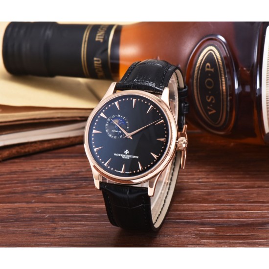 最新款江诗丹顿(Vacheron Constantin)传承系列9位24时真日⭐️月星辰全面推出,成功商务人士必备,采用全自动进口机芯(零返修、零故障)顶级316精钢表壳,原装按扣 进口小牛皮,锅盖玻璃,做工一流,型男必备。送礼极佳,先下手为强! 最新款江诗丹顿(Vacheron Constantin)传承系列9位24时真日⭐️月星辰全面推出,成功商务人士必备,采用全自动进口机芯(零返修、零故障)顶级316精钢表壳,原装按扣 进口小牛皮,锅盖玻璃,做工一流,型男必备。送礼极佳,先下手为强!