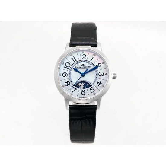 TW出品:积家约会系列自动机械图为女表 【尺寸】尺寸34mm 厚度10mm【机芯】搭载进口9015机改原装cal.898A自动上链机芯(不是加夹板)【表带】搭配进口意大利牛皮表带 【显示指针】顶级烧钢兰指针 具昼夜显示功能 TW出品:积家约会系列自动机械图为女表 【尺寸】尺寸34mm 厚度10mm【机芯】搭载进口9015机改原装cal.898A自动上链机芯(不是加夹板)【表带】搭配进口意大利牛皮表带 【显示指针】顶级烧钢兰指针 具昼夜显示功能