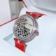 实拍 卡地亚-Cartier，狠货来袭，全真镶钻字面，瑞士石英机芯，加厚蓝宝石镜面[强]搭配美洲鳄鱼皮带[耶]尺寸35mm，超级漂亮、时尚不容错过！