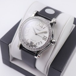 实拍 《YF》正品开模 新品推出 萧邦快乐钻278559-3003 采用手工丝绸带无法掩饰的奢华感 YF一直追求与原装一致 不胡乱修改任何原装没有的款式。