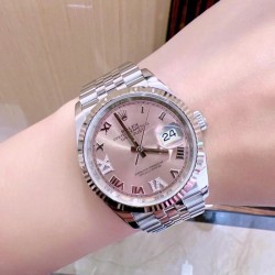 劳力士36mm“粉日志”爆款，上手图！