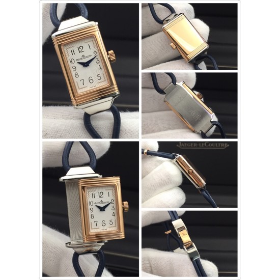 JAEGER-LECOULTRE 积家一号女装丝链翻转腕表瑞士石英1:1精致刻复 个性独特魅力,尺寸:33mmx16mm。材质:精钢打造,蓝宝水晶玻璃,太阳放射油压表盘,蓝色太妃形指针,搭配意大利纤细小牛皮绳,尽显貴族的风范! JAEGER-LECOULTRE 积家一号女装丝链翻转腕表瑞士石英1:1精致刻复 个性独特魅力,尺寸:33mmx16mm。材质:精钢打造,蓝宝水晶玻璃,太阳放射油压表盘,蓝色太妃形指针,搭配意大利纤细小牛皮绳,尽显貴族的风范!