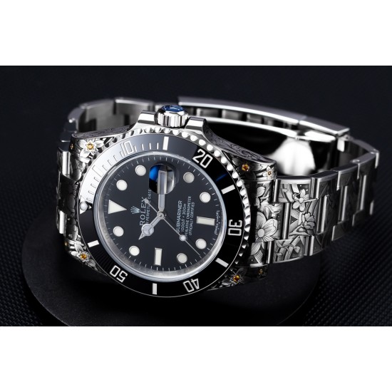ROLEX劳力士水鬼搭配 纯手工雕花效果,仿佛枯燥的时间机器赋予了桀骜不羁的灵魂,真正的西装暴徒。一跃而起腾起的水花,将鲤鱼衬托得动感十足,寓意锦鲤化龙转运,势必风生水起。整表搭载最新版3135机芯,所有配件原厂互换。以最小的代价玩最酷的表,欢迎品鉴!!! ROLEX劳力士水鬼搭配 纯手工雕花效果,仿佛枯燥的时间机器赋予了桀骜不羁的灵魂,真正的西装暴徒。一跃而起腾起的水花,将鲤鱼衬托得动感十足,寓意锦鲤化龙转运,势必风生水起。整表搭载最新版3135机芯,所有配件原厂互换。以最小的代价玩最酷的表,欢迎品鉴!!!
