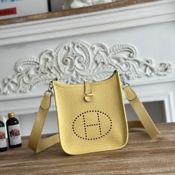 Mini Eveline~Eveline semi handmade+wax thread self matching shoulder strap+TC cowhide